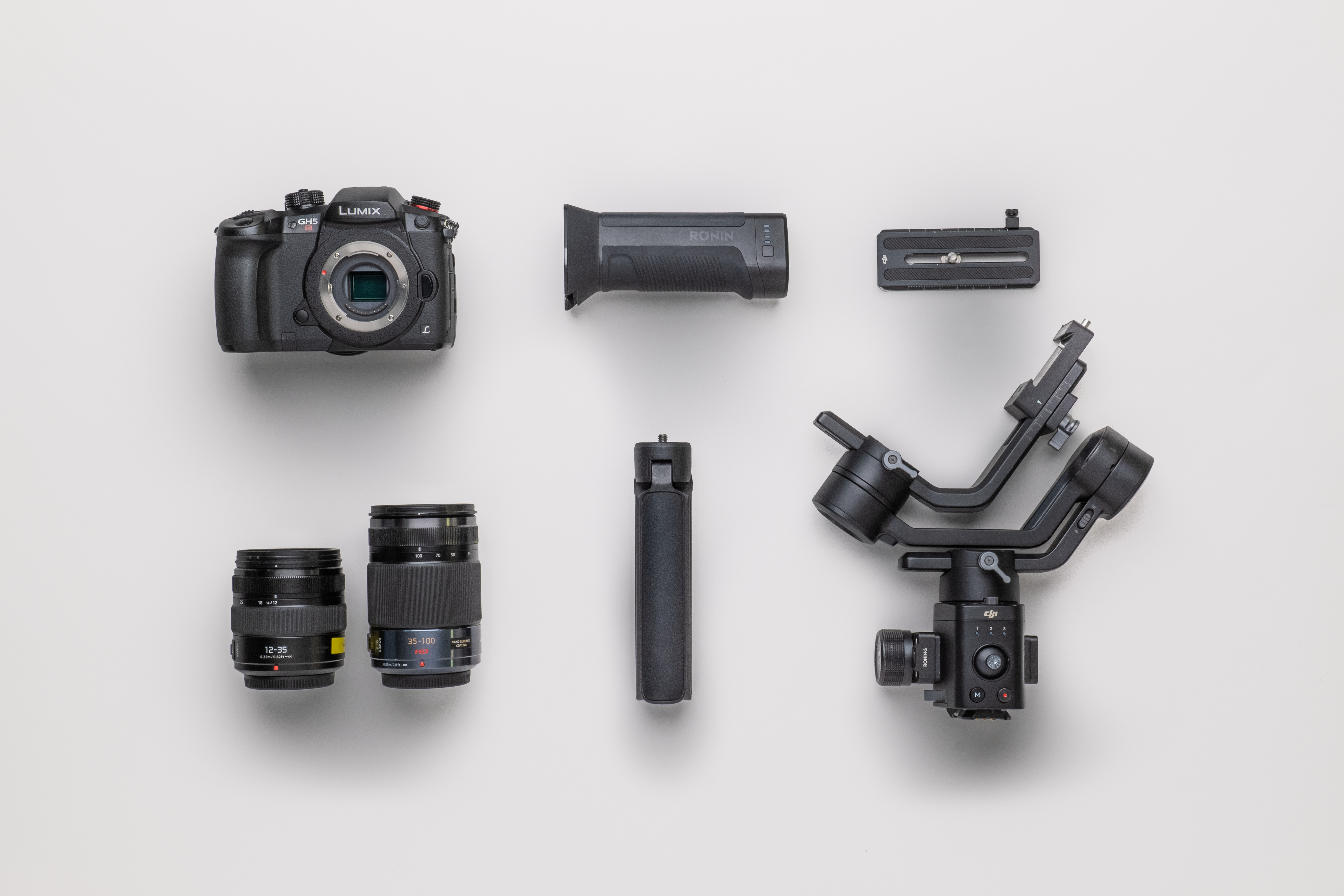 Ready to Shoot, Lumix GH5S, DJI Ronin SC