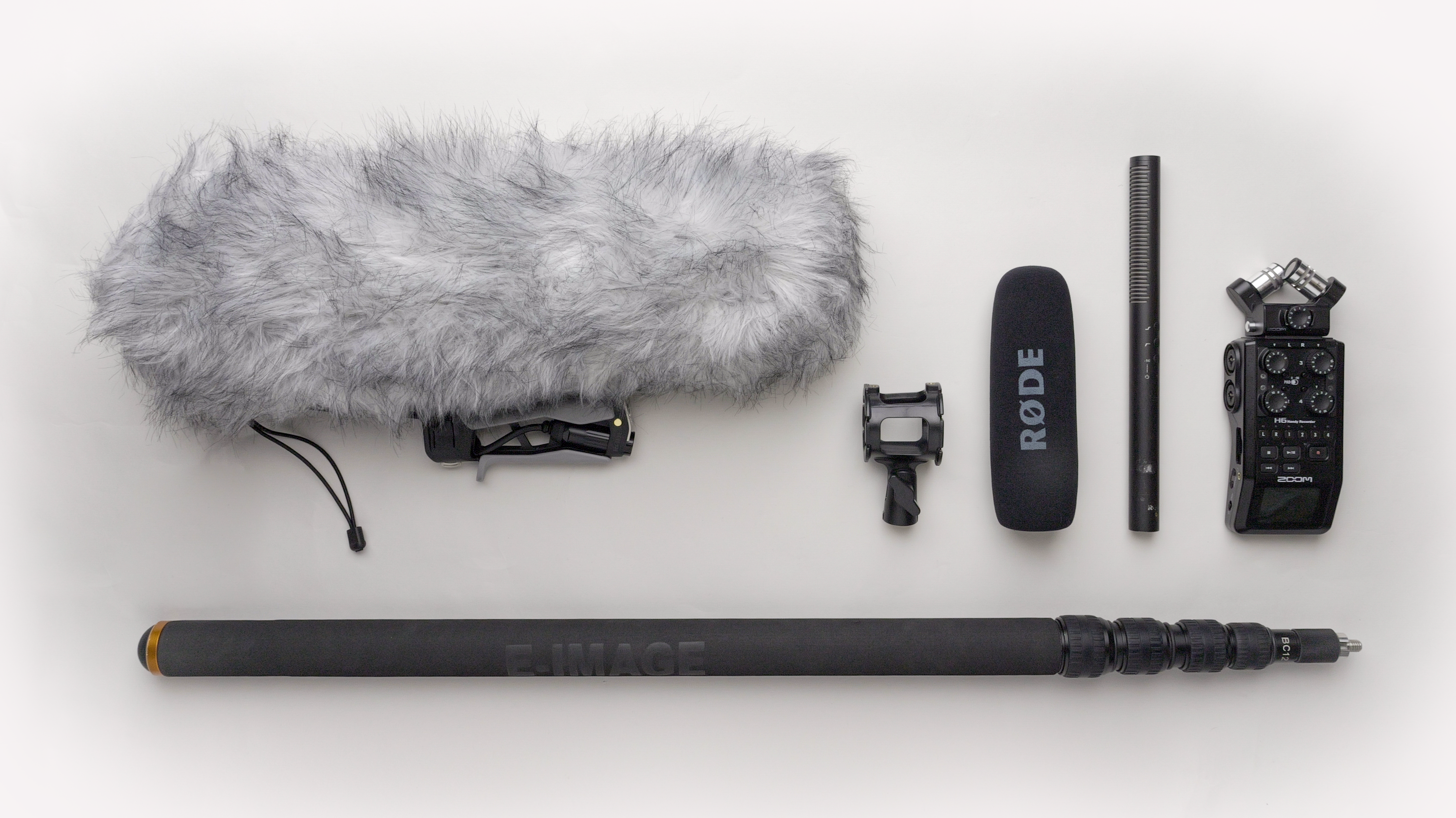 #AudioFor Boom operator, Zoom H6, Rode NTG4+, Rode Blimp, asta boom