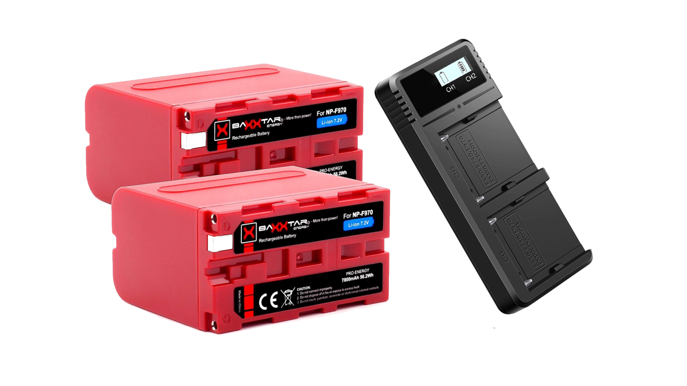 Kit batterie NP-F970, baxxtar NP-F 970