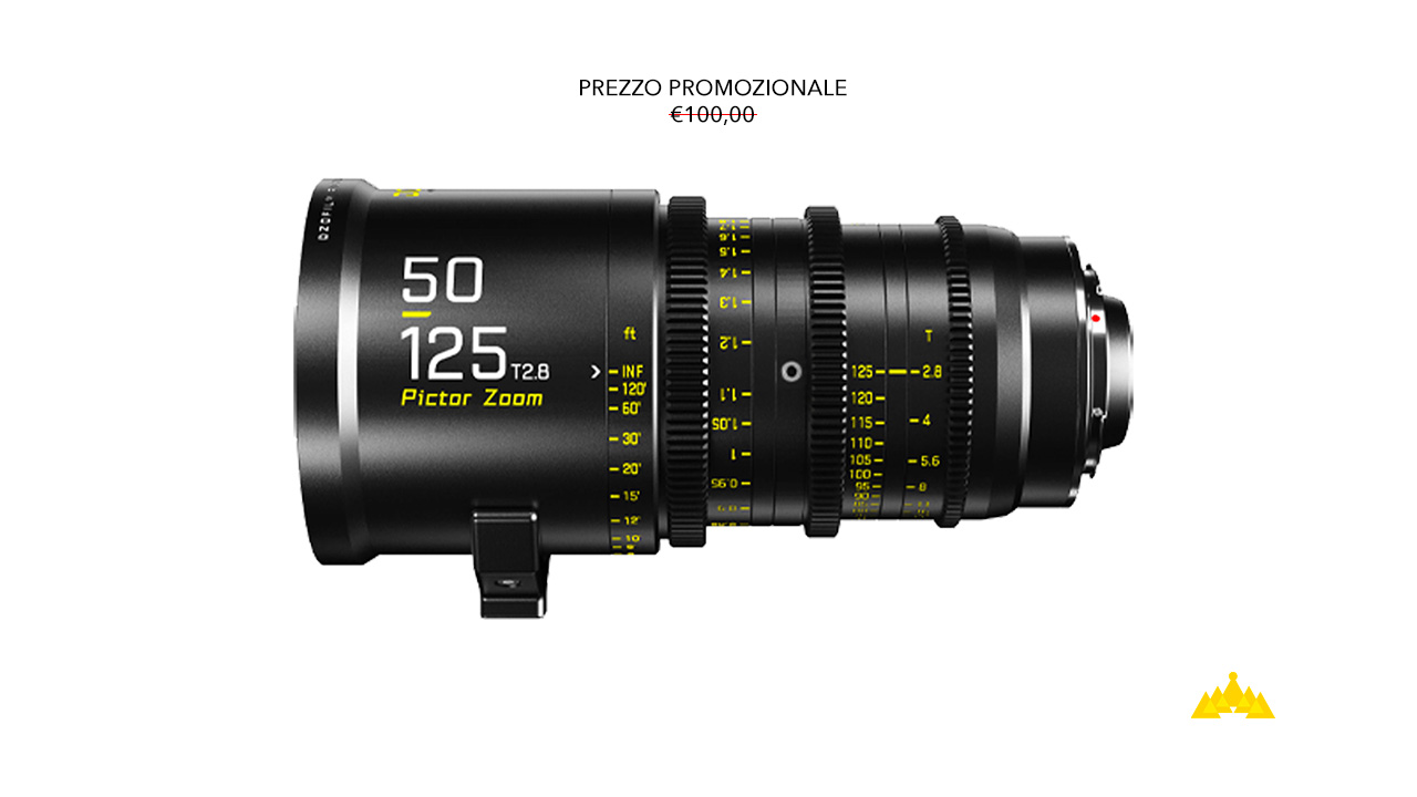 DZO Pictor 50-125mm T2.8 Black, DZO Pictor 50-125mm T2.8 Black a noleggio, DZO Pictor 50-125mm T2.8 a noleggio milano, DZO Pictor Zoom: Specifiche tecniche