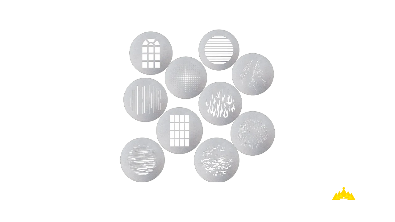 Aputure Gobos set for Spotlight a noleggio, Aputure Gobos set for Spotlight for rent in Milan