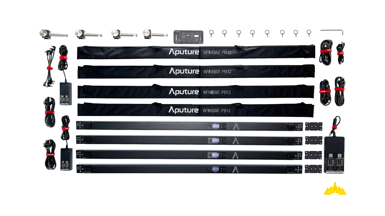 Aputure Infinibar PB12 - Kit da 4 a noleggio, Aputure Infinibar PB12 - Kit da 4 in affitto